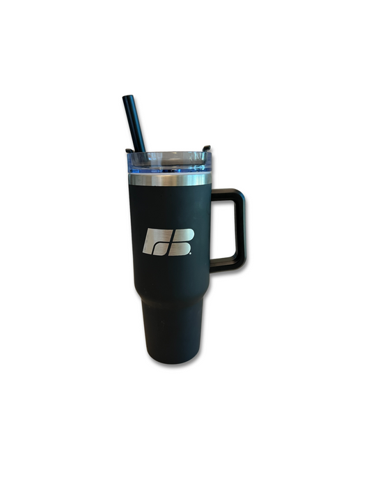 Black Stainless Steel Tumbler - 40 oz.