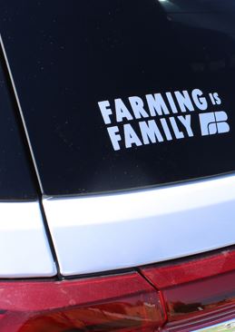 Farming is Family - Vinyl Window Sticker